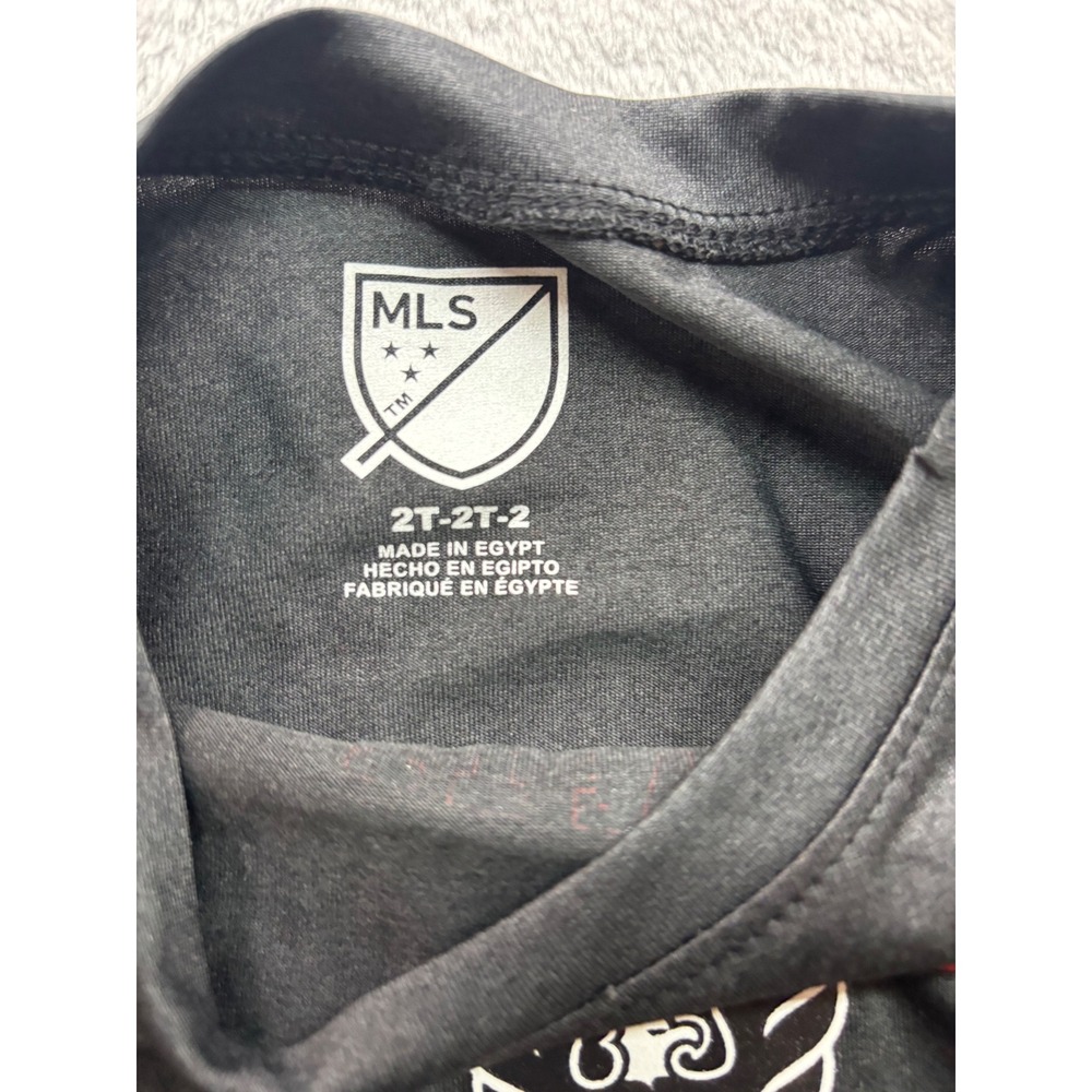 MLS DC United Toddler T-Shirt Set 2-Pack Black Gray 2T Soccer Fan Gear NEW - Picture 5 of 5
